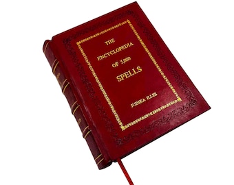 Encyclopedia of 5000 Spells by Judika Illes Leather Bound Edition