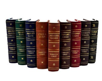 The Expanse Series by James S.A. Corey Rebound Leather Edition