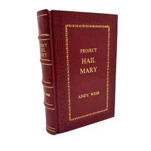 Project Hail Mary by Andy Weir  Rebound Leather Edtion