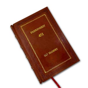 Fahrenheit 451 by Ray Bradbury Rebound Leather Edition