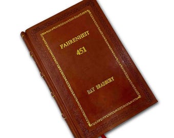 Fahrenheit 451 by Ray Bradbury Rebound Leather Edition