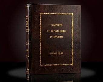 Complete Ethiopische bijbel in het Engels - originele versie 88 boeken [premiumleer gebonden]