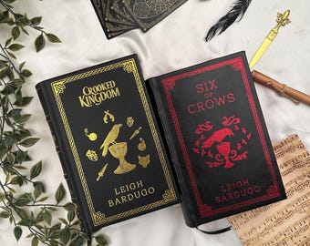 Duologia Six of Crows & Crooked Kingdom, edizione rilegata in pelle.