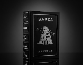 Babel de R. F. Kuang, edición encuadernada en cuero
