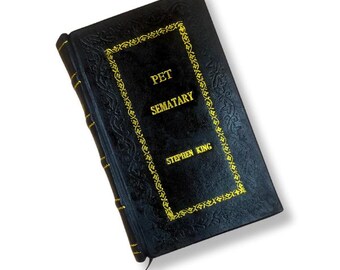 Pet Semmetry de Stephen King, edición encuadernada en piel.