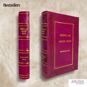 Think and Grow Rich by Napoleon Hill Rebound Leather Edition