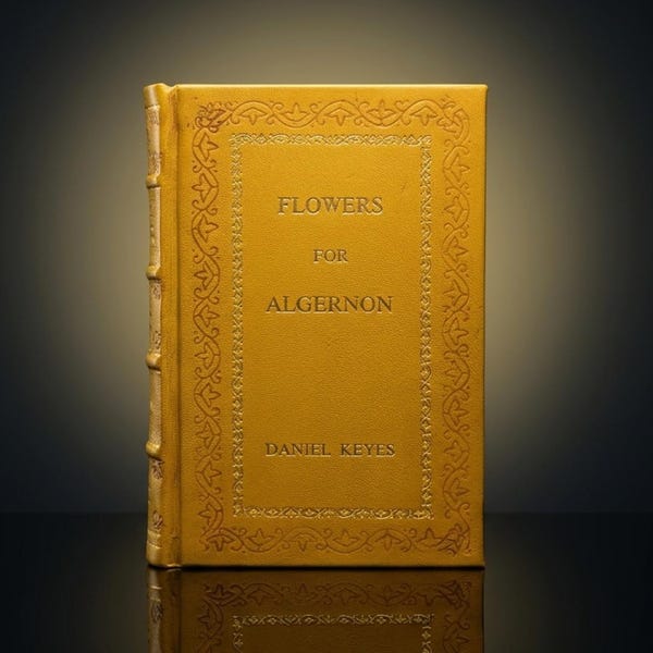 Flowers for Algernon by Daniel Keyes [Premium Leather Rebound]