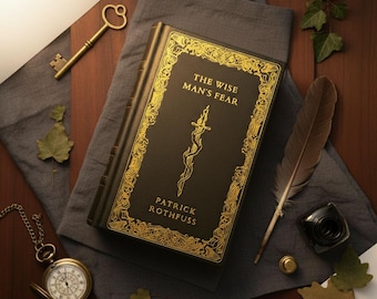 El miedo del hombre sabio de Patrick Rothfuss Edición encuadernada en cuero