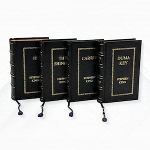 Carrie, The Shining, It, and Duma Key by Stephen King (Leather-Bound Editions)