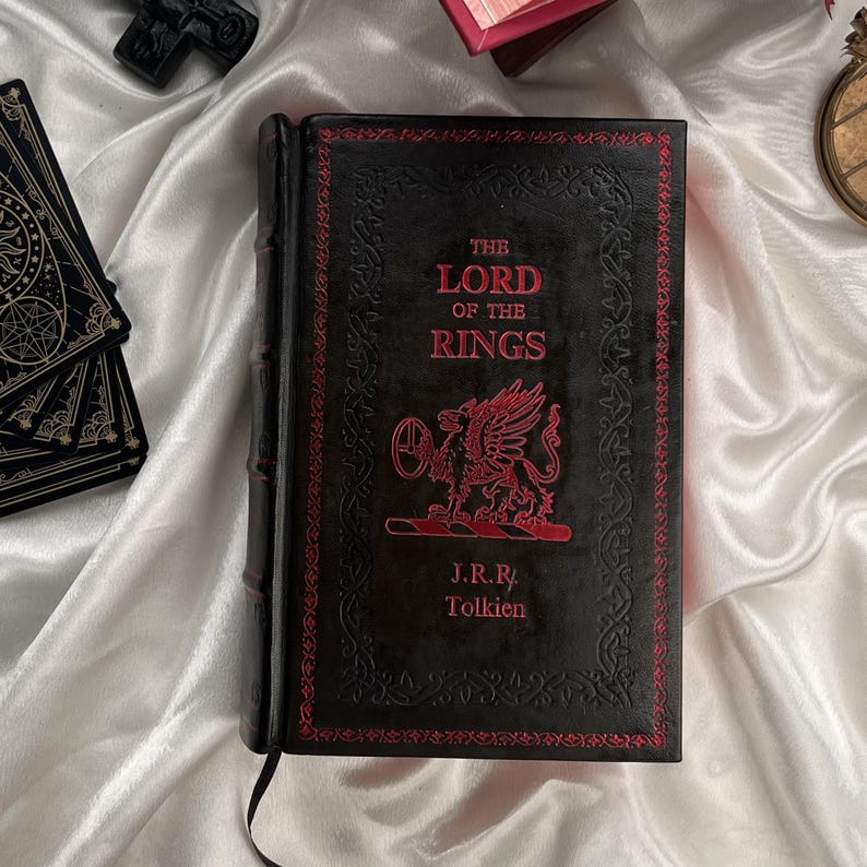 Sagan om ringen - Illustrerad Rebound Läderutgåva bild 3