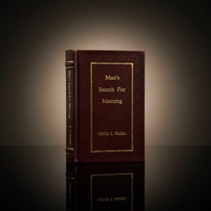 Man's Search for Meaning by Viktor Frankl Rebound Leather Edition