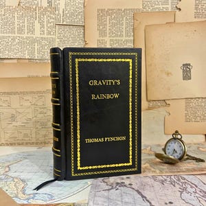 Gravity&#39;s Rainbow by Thomas Pynchon Rebound Leather Edition