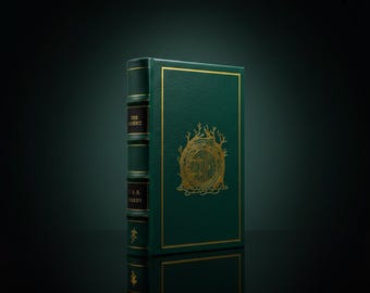 Hobbiten av John Ronald Reuel Tolkien Rebound Läderutgåva