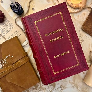Wuthering Heights by Emily Brontë Leather-Bound Edition