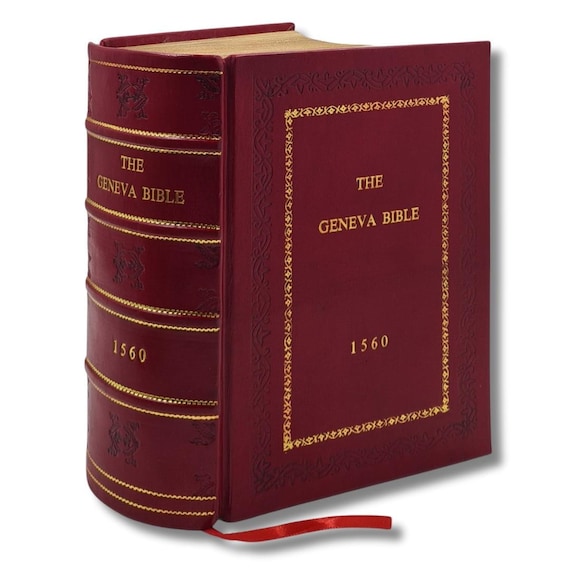 ジュネーブ聖書 1560年版 革装丁 - Etsy 日本