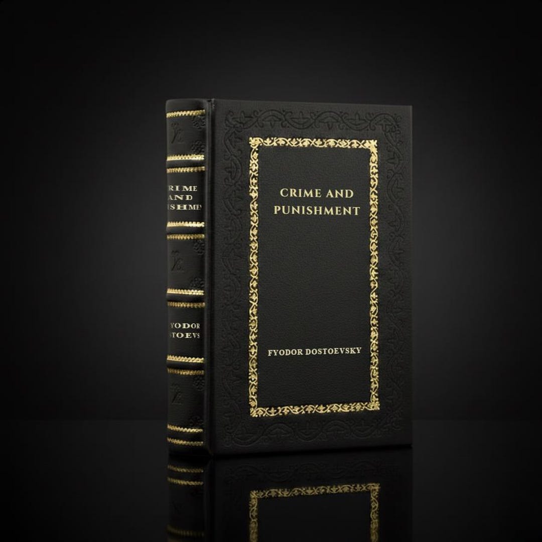 Crime and Punishment by Fyodor Dostoevsky [premium Leather Bound] - Etsy