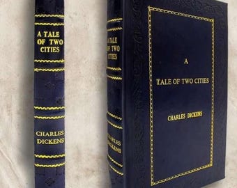 A Tale Of Two Cities by Charles Dickens Leather Rebound Edition