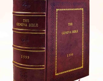 Die Genfer Bibel 1599, Leder Gebundene Ausgabe