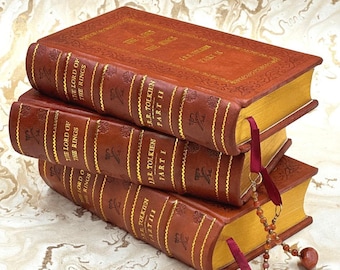 Sagan om ringen av J.R.R. Tolkien Rebound Leather Editions