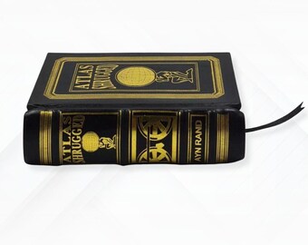 Atlas Shrugged by Ayn Rand Rebound Leather Edition - Etsy