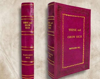 Denke nach und werde reich von Napoleon Hill Rebound Leather Edition