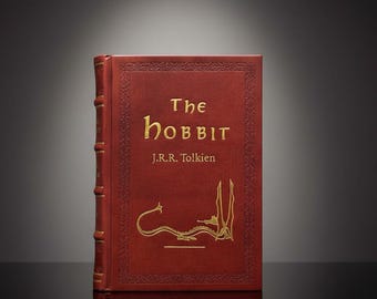 Hobbiten av J.R.R. Tolkien Rebound Läderutgåva