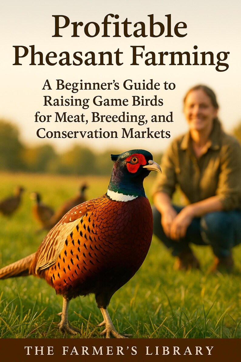 Pheasant Rearing Field Pheasant Farming Guide: Raising Game Birds for Meat & Breeding - Etsy