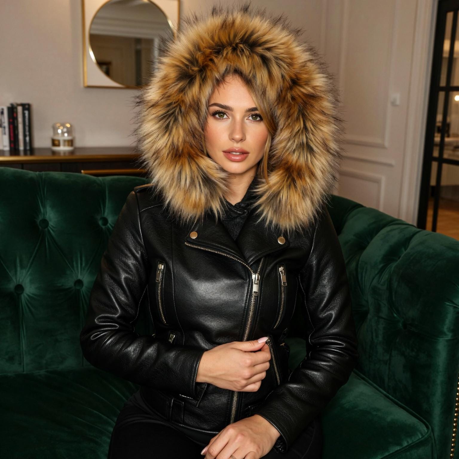 Echt Pelz Fur Jacket - Etsy