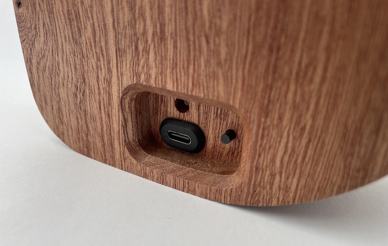 WiFi Connected Analog Tide Clock: Handcrafted, Hardwood, Accurate Tides for your local beach Bild 6