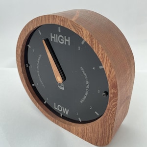 WiFi Connected Analog Tide Clock: Handcrafted, Hardwood, Accurate Tides for your local beach Bild 4