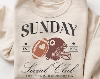 Zondag, voetbalshirt social club, Retro Game Day, sweater, leuk vintage voetbalshirt, herfstoutfit achterklep, voetbalcadeau familie