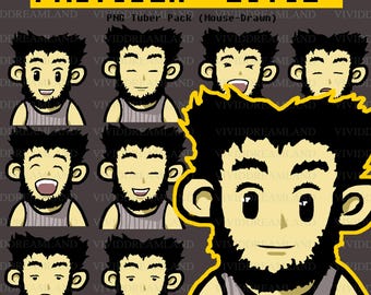 PNGTuber "Loyce" (Mouse-Drawn) ,Chibi, Stream Asset, PNGTuber Model, Vtuber, Streaming, Veadomini, Veadotube