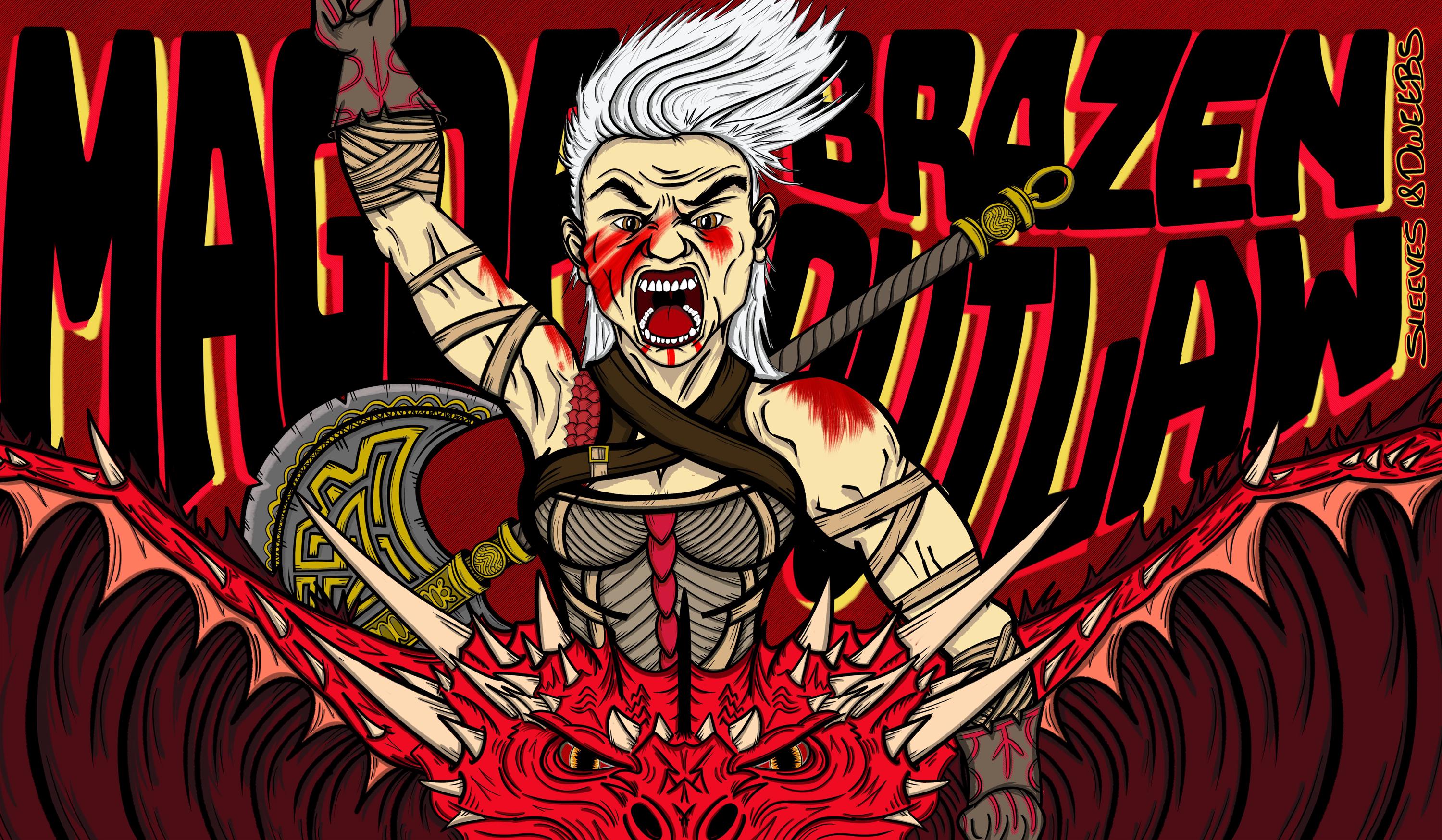 Magda, Brazen Outlaw Playmat - Etsy