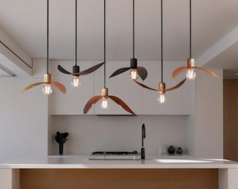 Modern kitchen island chandelier, multi pendant ceiling light, nordic minimalist lighting fixture