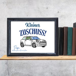 Geldgeschenk Führerschein / Fahrprüfung • Geschenkidee zum eigenen Auto • PDF zum Ausdrucken •  DIY Geschenk Auto Motorrad Prüfung