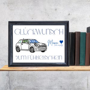 Geldgeschenk zum Führerschein / Fahrprüfung • Geschenkidee zum eigenen Auto • PDF zum Ausdrucken •  DIY Geschenk Auto Motorrad Prüfung