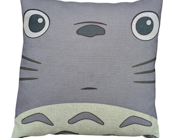 Cojín Vintage Anime - Estilo Bosque Totoro Reacondicionado 43 x 43 cm