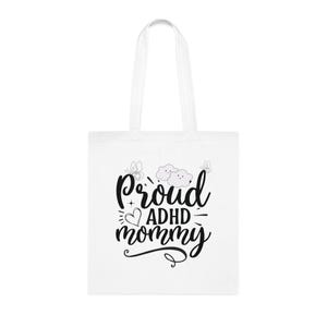 Stolze ADHS Mama Einkaufstasche - Umweltfreundliche Baumwolltasche, Geschenk für Mütter, Einkaufstasche, wiederverwendbare Einkaufstasche, Muttertagsgeschenk