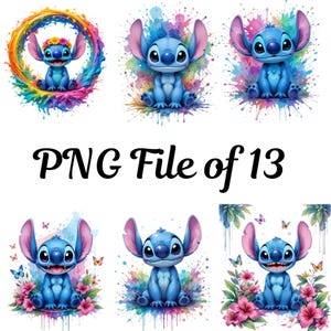 Alien PNG Bundle, Cute & Funny Alien Clipart, Space Creatures Digital Download, Transparent Background Sublimation Files, Instant Download