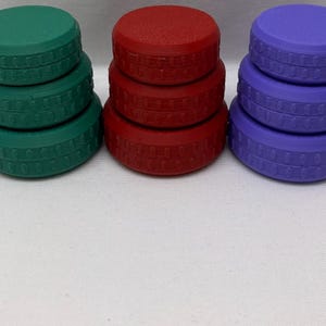 Pocket Pill Protector - 3 Sizes, 9 Colors -Purple, Green, Red, Orange, Black, blue, Grey + 2 Multi Colors, Get All 3 Container Sizes image 4