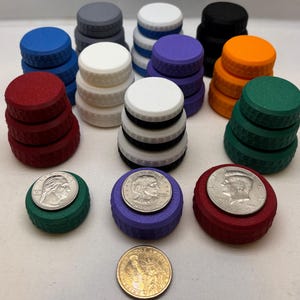 Pocket Pill Protector - 3 Sizes, 9 Colors -Purple, Green, Red, Orange, Black, blue, Grey + 2 Multi Colors, Get All 3 Container Sizes image 3