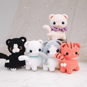 Crochet Kitten Pattern – Cute Amigurumi Cat Toy,Amigurumi Kitten Crochet Pattern,Kitten Plush Crochet,Crochet Baby Cat Pattern
