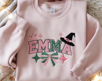 Bluza z haftem „Wicked”, bluza z własnym imieniem, bluza „Changed For Good”, koszulka muzyczna „Wicked”, prezent dla dzieci