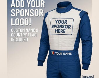 Custom Go-Kart Racing Suit | Add Your Sponsor Logo |  Personalized Motorsports Gear CIK/FIA Level 2 standard Customize Race Suit
