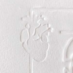 LINOCUT blinding print Heart beetle image 5