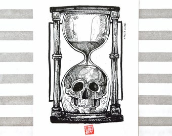 illustration print "Time"- digital art print