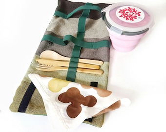 PLACEMAT- pic nic set completed- green