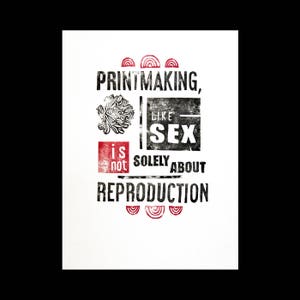 LINOCUT PRINT- printmaker