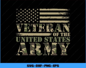 Bandera de camuflaje de veteranos del ejército de los Estados Unidos (SVG, PNG)
