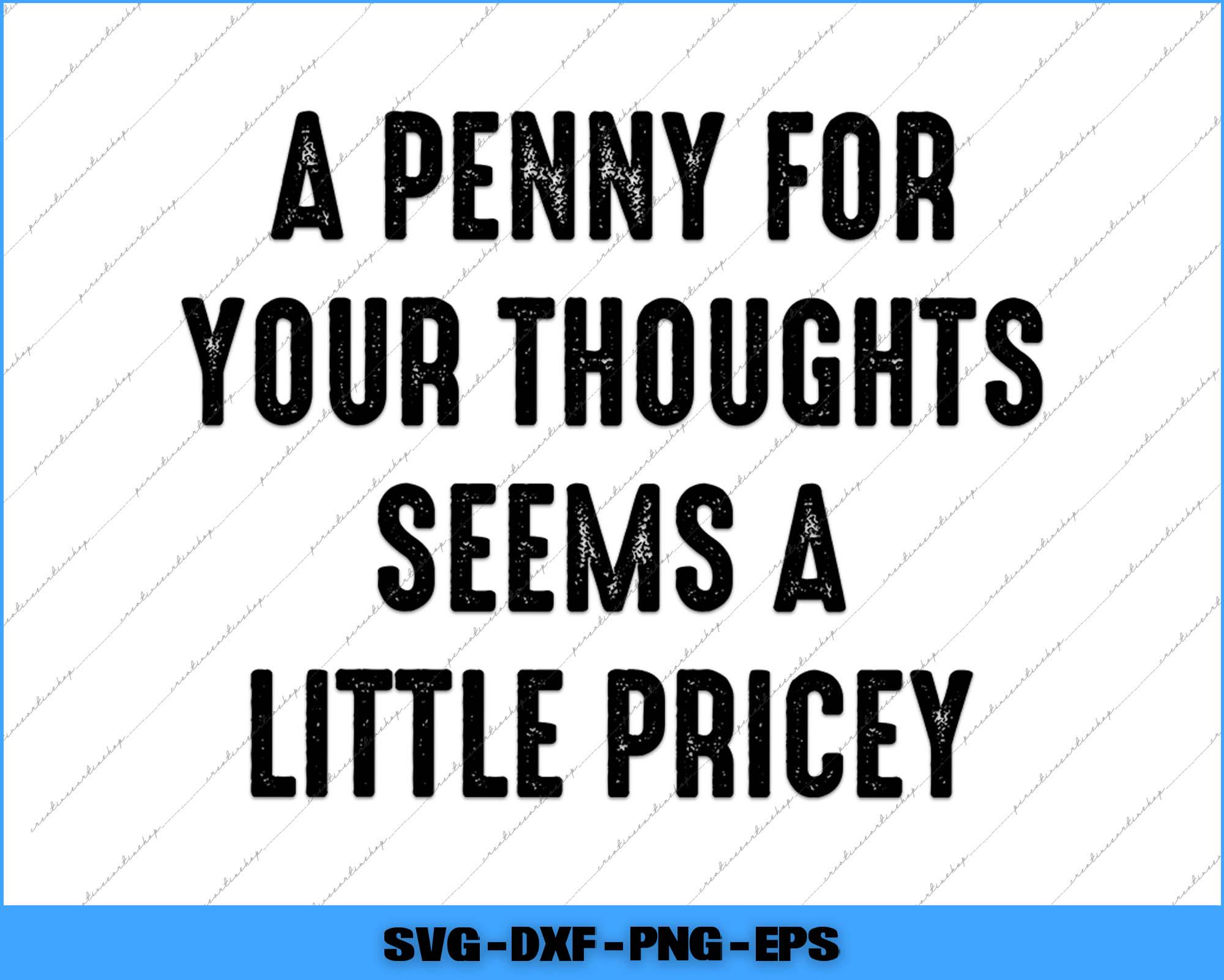 Penny Your Thoughts - Etsy